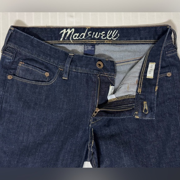 Madewell Bootlegger Jeans Dark Wash Blue Denim Bootcut Women’s 29x31.5 - Picture 6 of 15